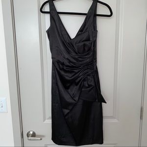 Silky Maggy London Black Cocktail Dress LBD Sz. 6